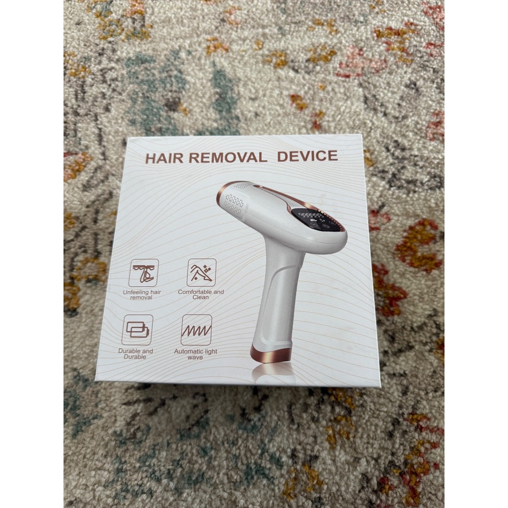 AUYUKOI IPL Hair Removal System BHRL-04B 36W White Rose Gold Permanent Laser New